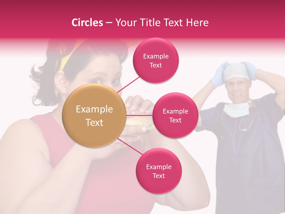 Fun Female Big PowerPoint Template