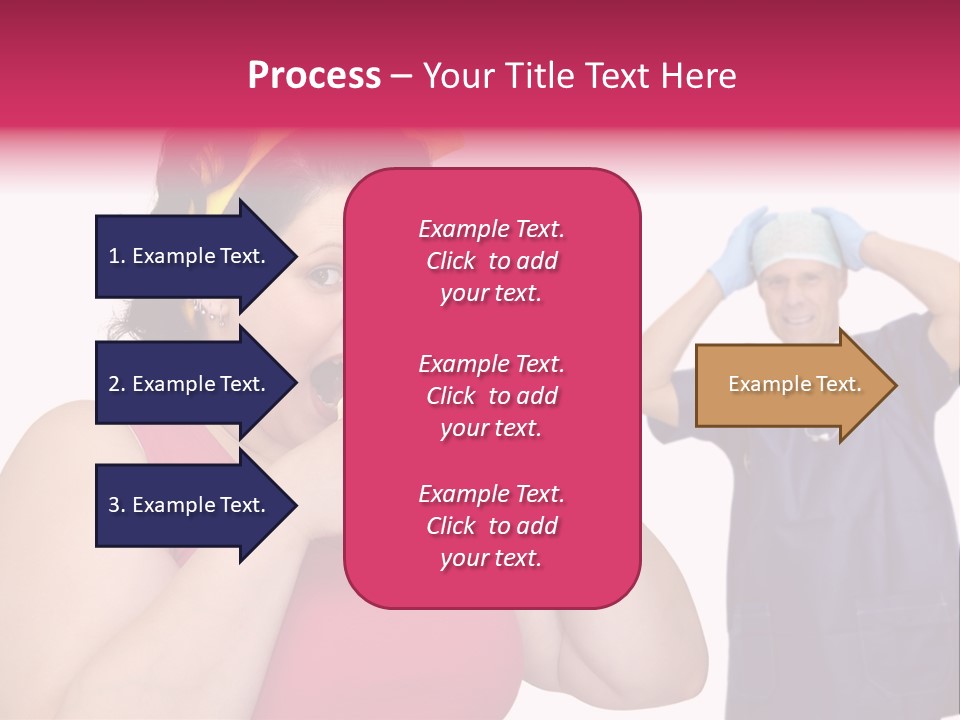 Fun Female Big PowerPoint Template