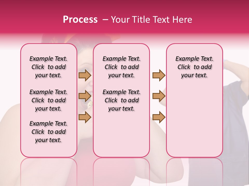 Fun Female Big PowerPoint Template