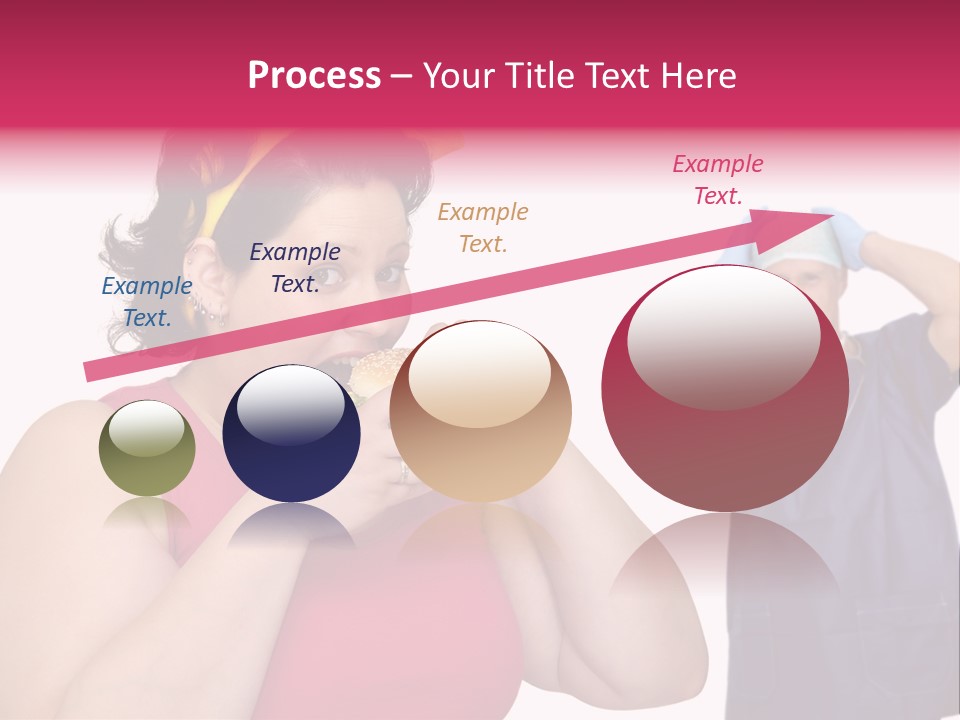 Fun Female Big PowerPoint Template