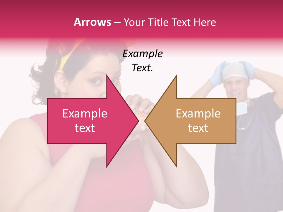 Fun Female Big PowerPoint Template