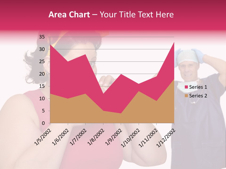 Fun Female Big PowerPoint Template