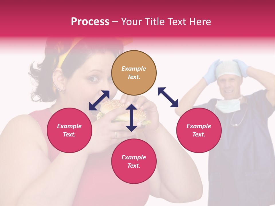 Fun Female Big PowerPoint Template