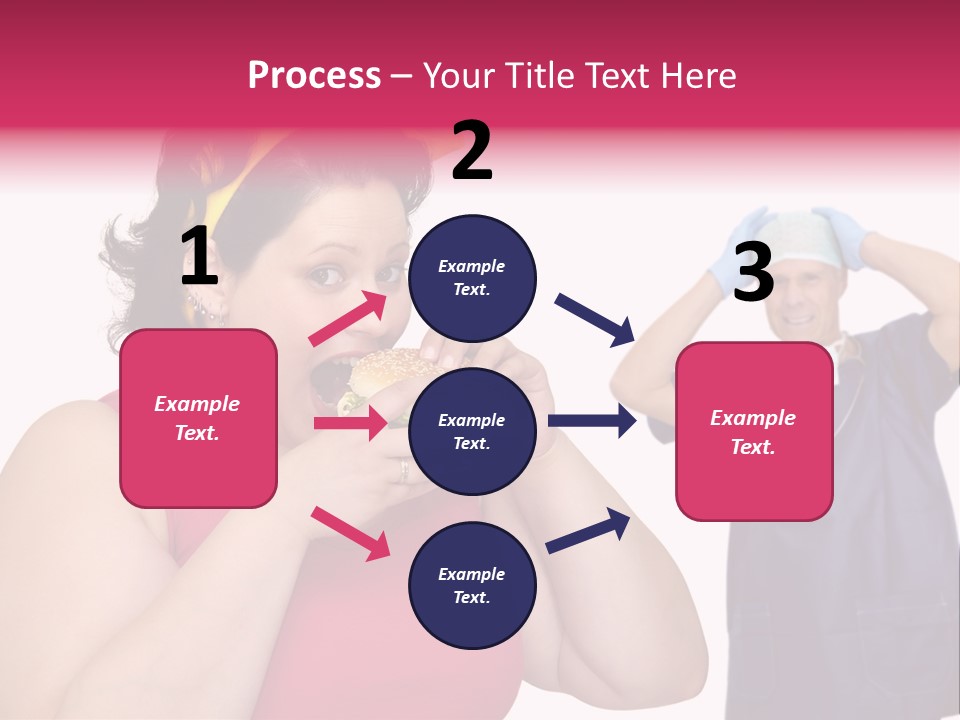 Fun Female Big PowerPoint Template
