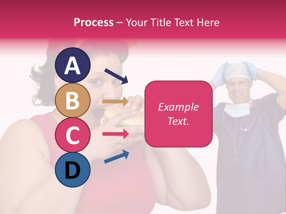 Fun Female Big PowerPoint Template