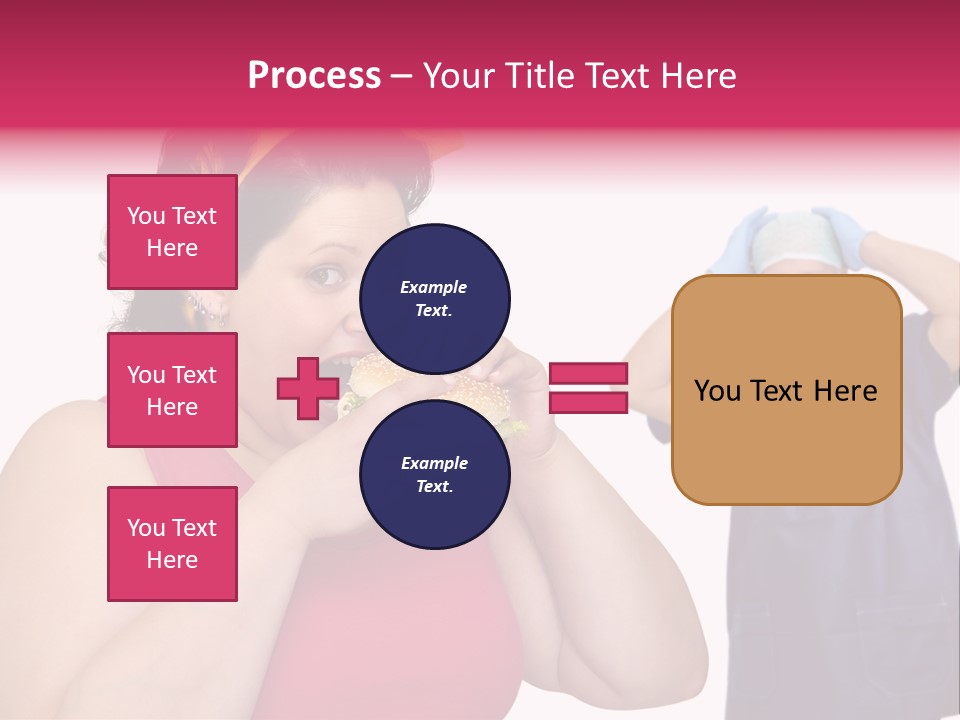 Fun Female Big PowerPoint Template