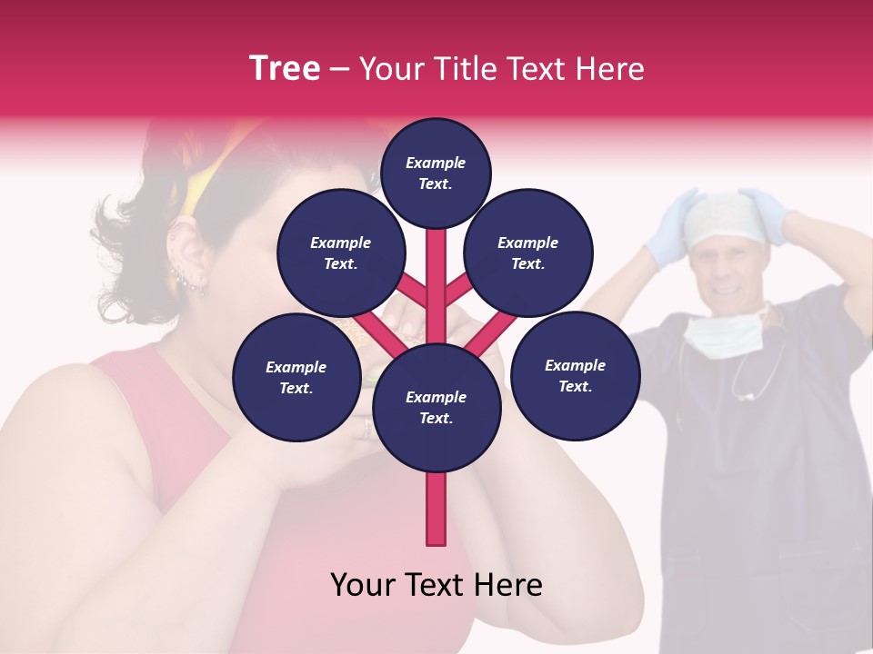 Fun Female Big PowerPoint Template