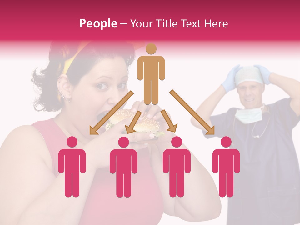 Fun Female Big PowerPoint Template