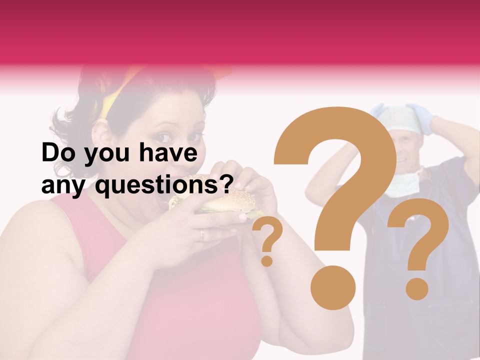 Fun Female Big PowerPoint Template