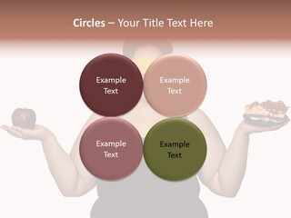 Gluttonous Women Fat PowerPoint Template