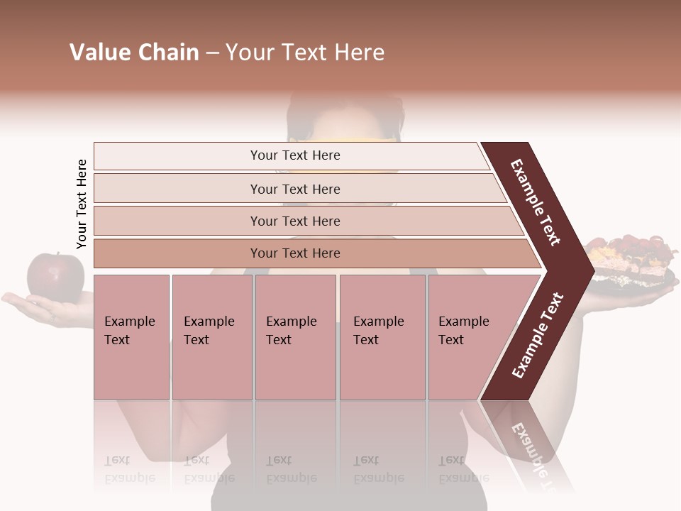 Gluttonous Women Fat PowerPoint Template