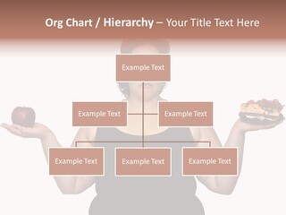 Gluttonous Women Fat PowerPoint Template