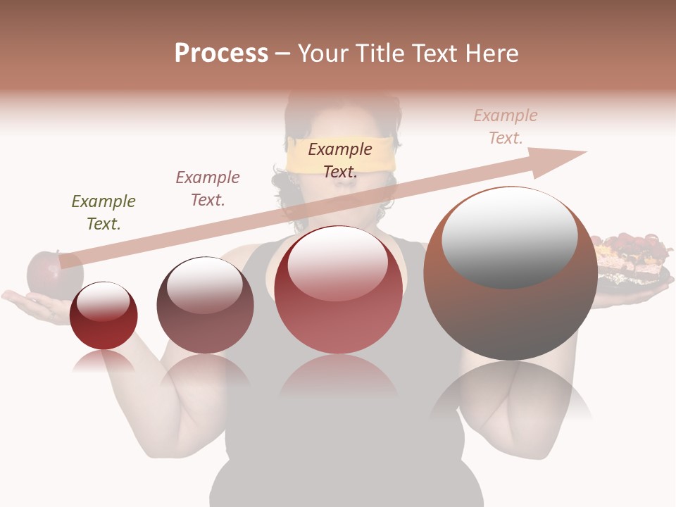 Gluttonous Women Fat PowerPoint Template