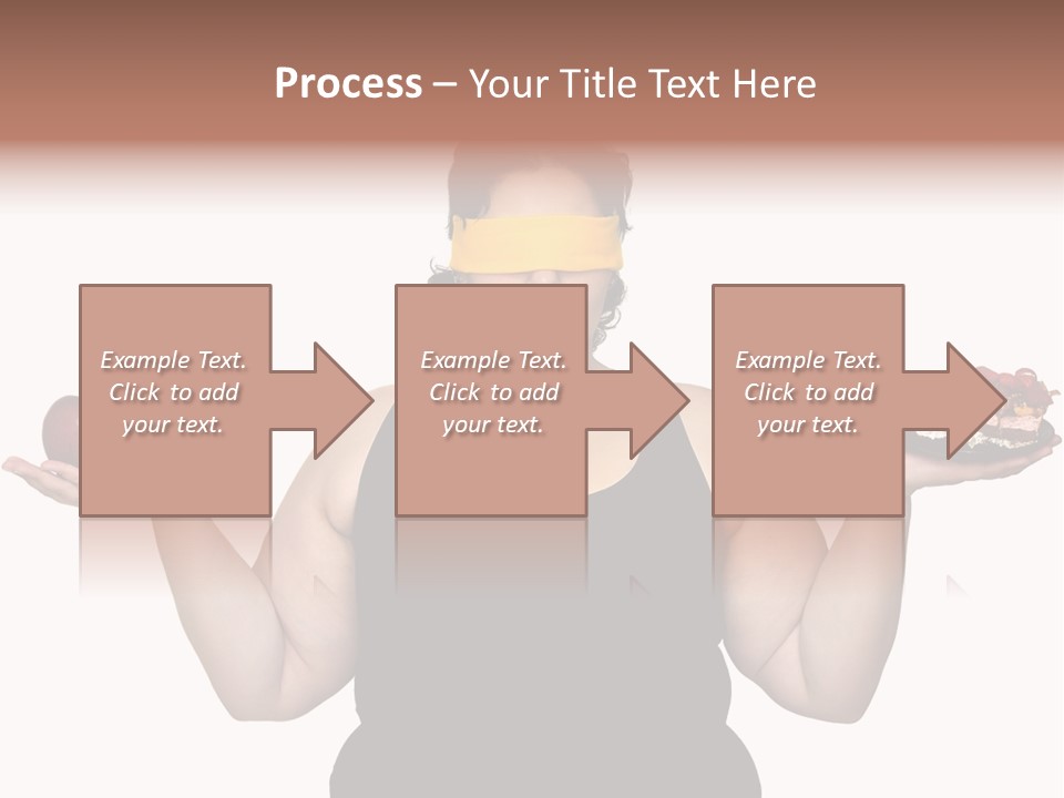 Gluttonous Women Fat PowerPoint Template