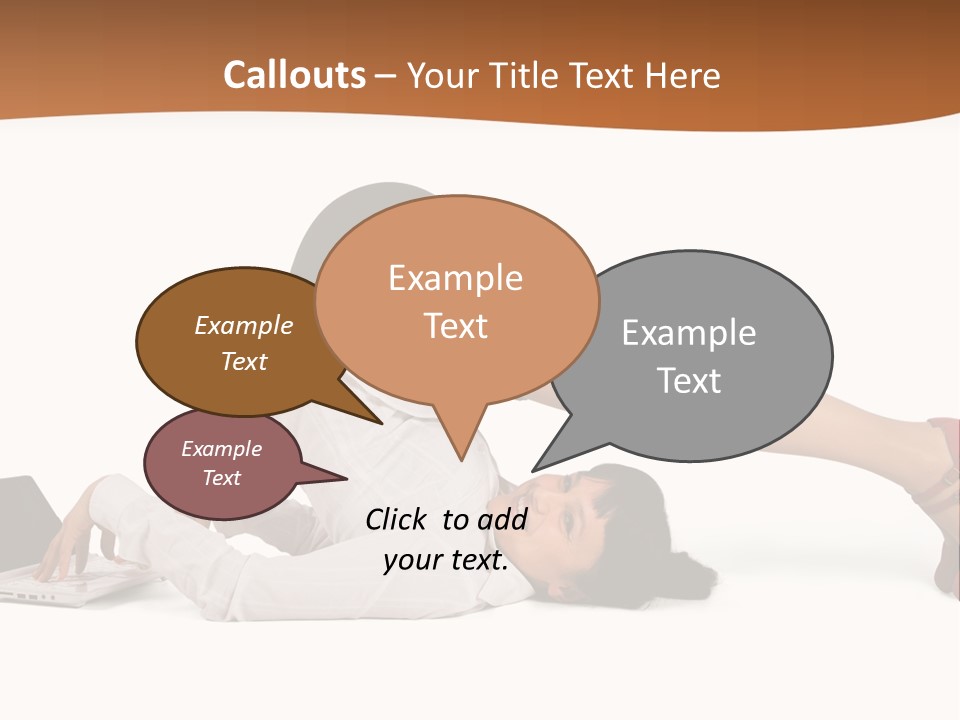 Sexy Mail Chatting PowerPoint Template