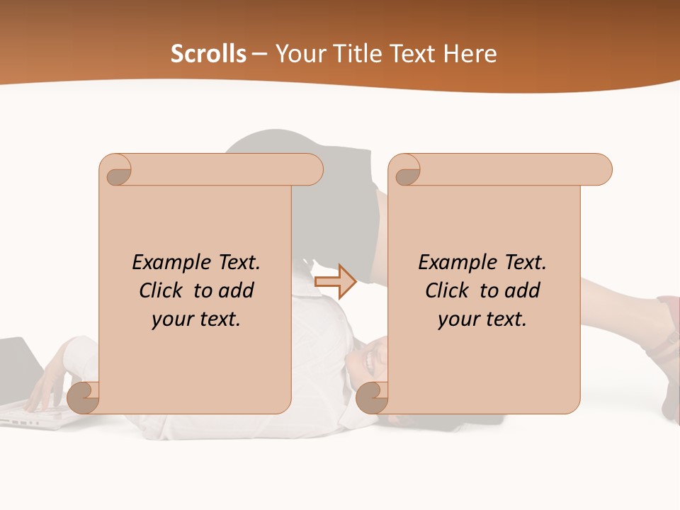 Sexy Mail Chatting PowerPoint Template