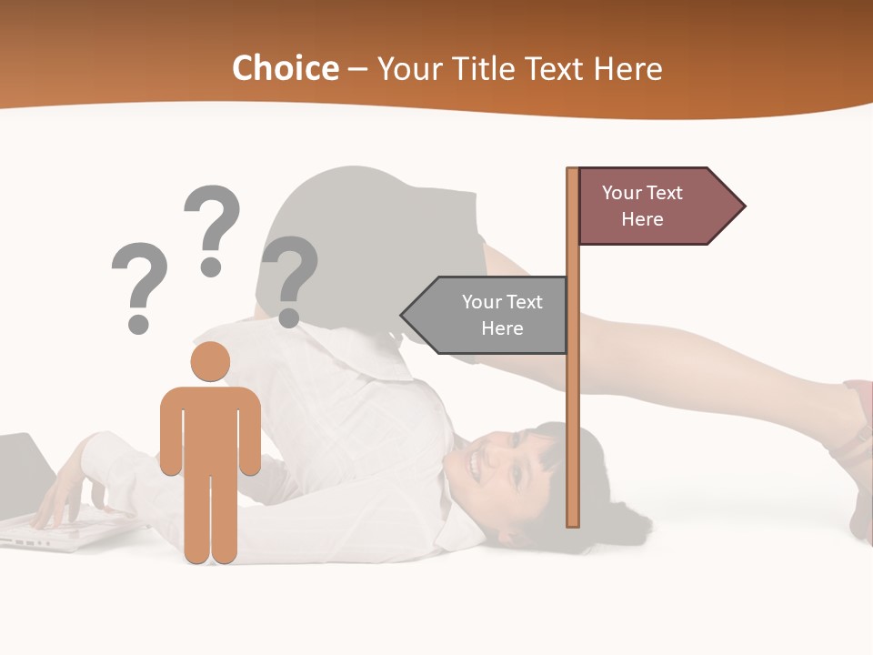 Sexy Mail Chatting PowerPoint Template