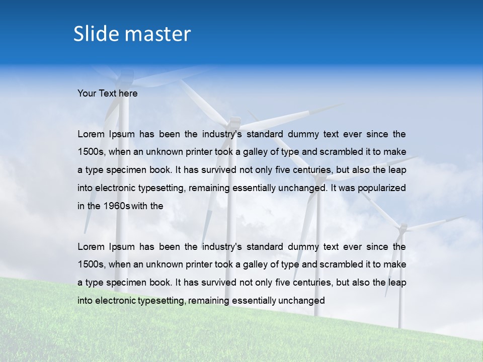 Alternative Field Energy PowerPoint Template