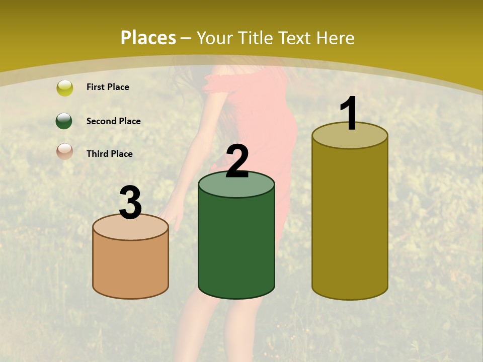 Red Active Foot PowerPoint Template