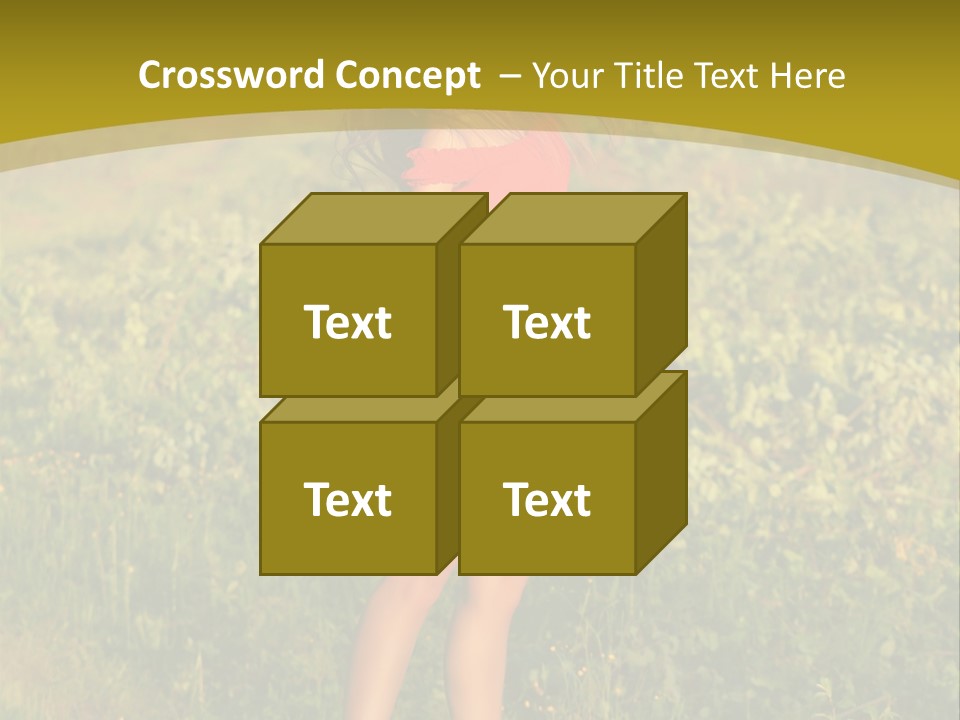 Red Active Foot PowerPoint Template