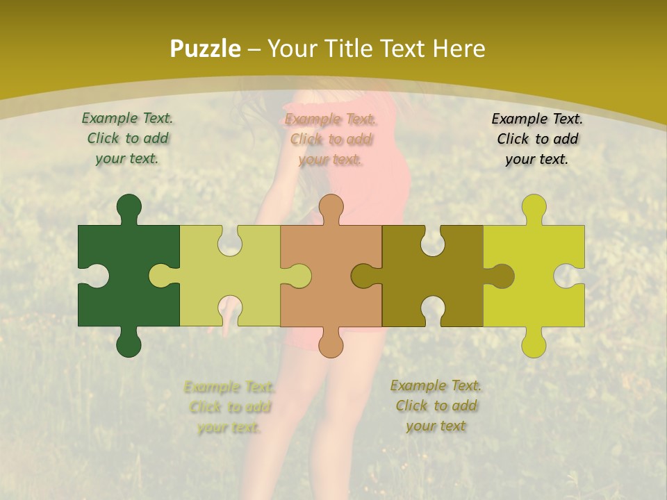 Red Active Foot PowerPoint Template