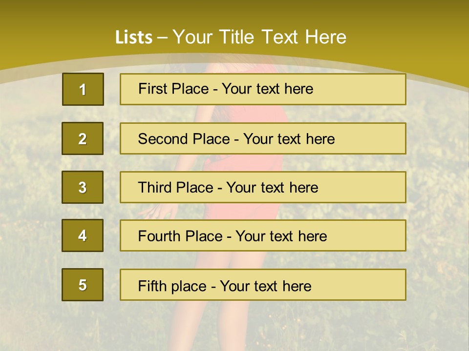Red Active Foot PowerPoint Template