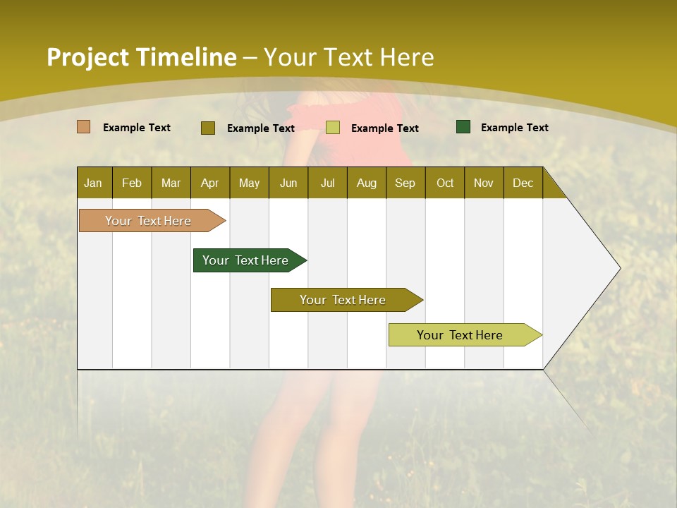 Red Active Foot PowerPoint Template