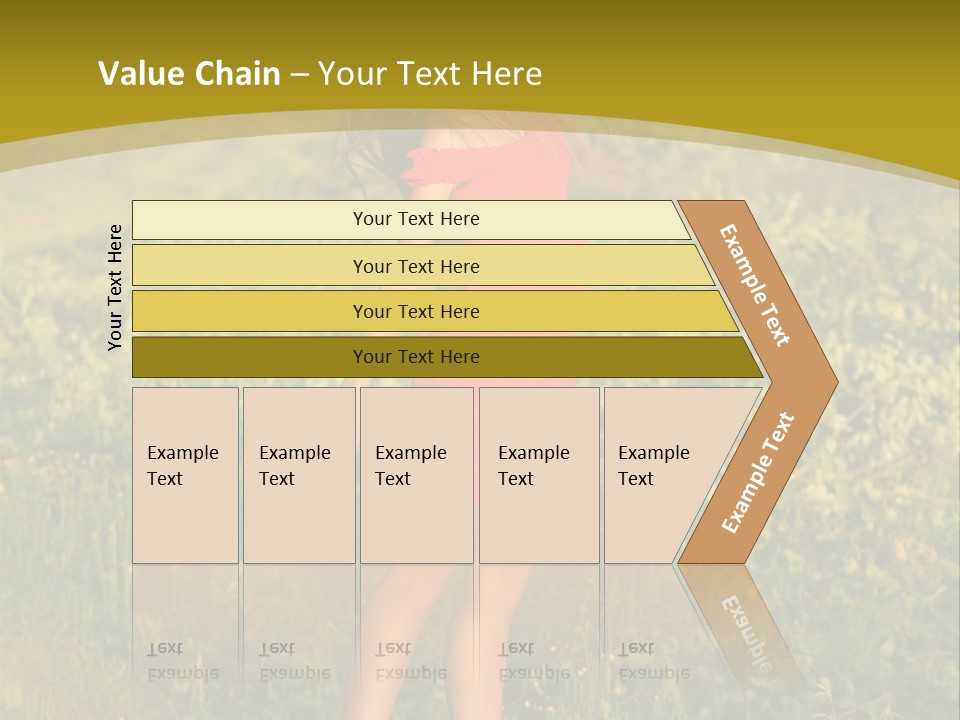 Red Active Foot PowerPoint Template