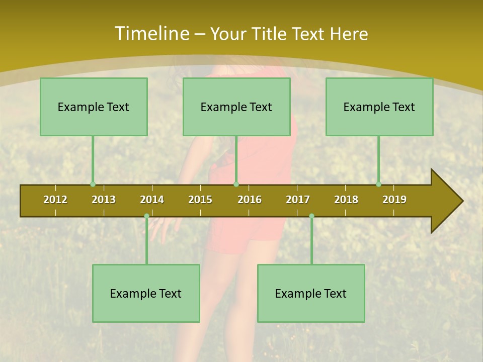Red Active Foot PowerPoint Template