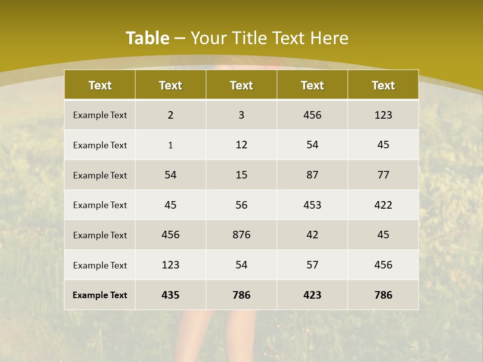 Red Active Foot PowerPoint Template