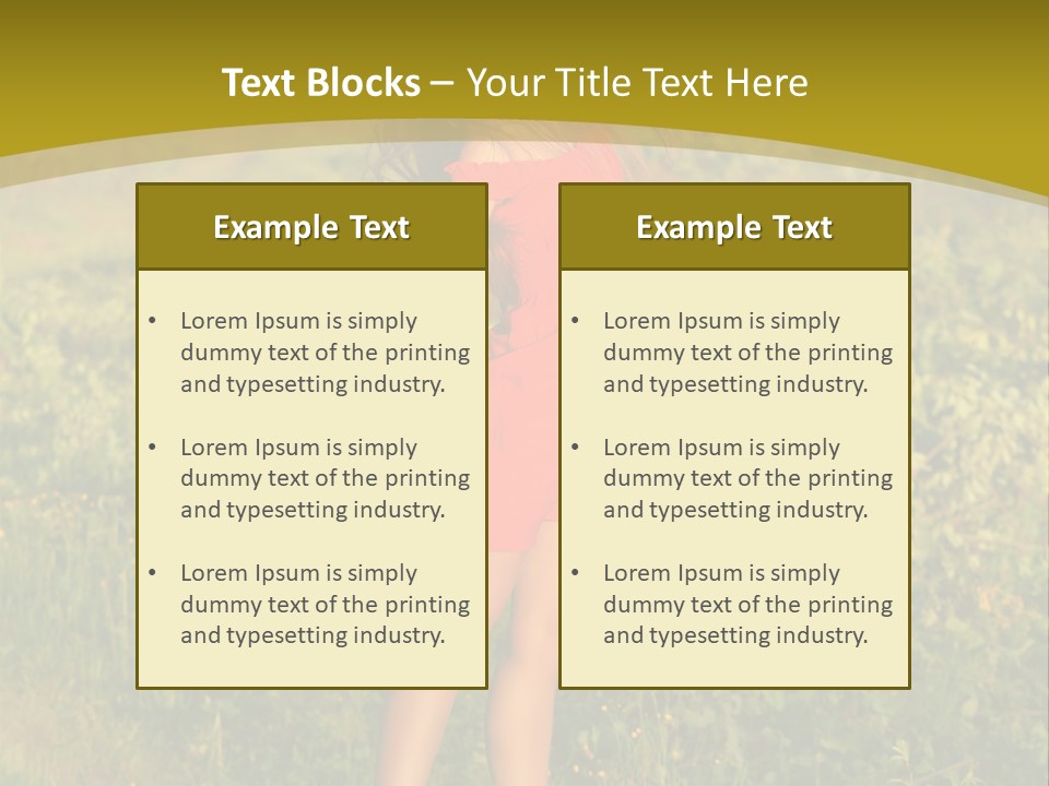 Red Active Foot PowerPoint Template