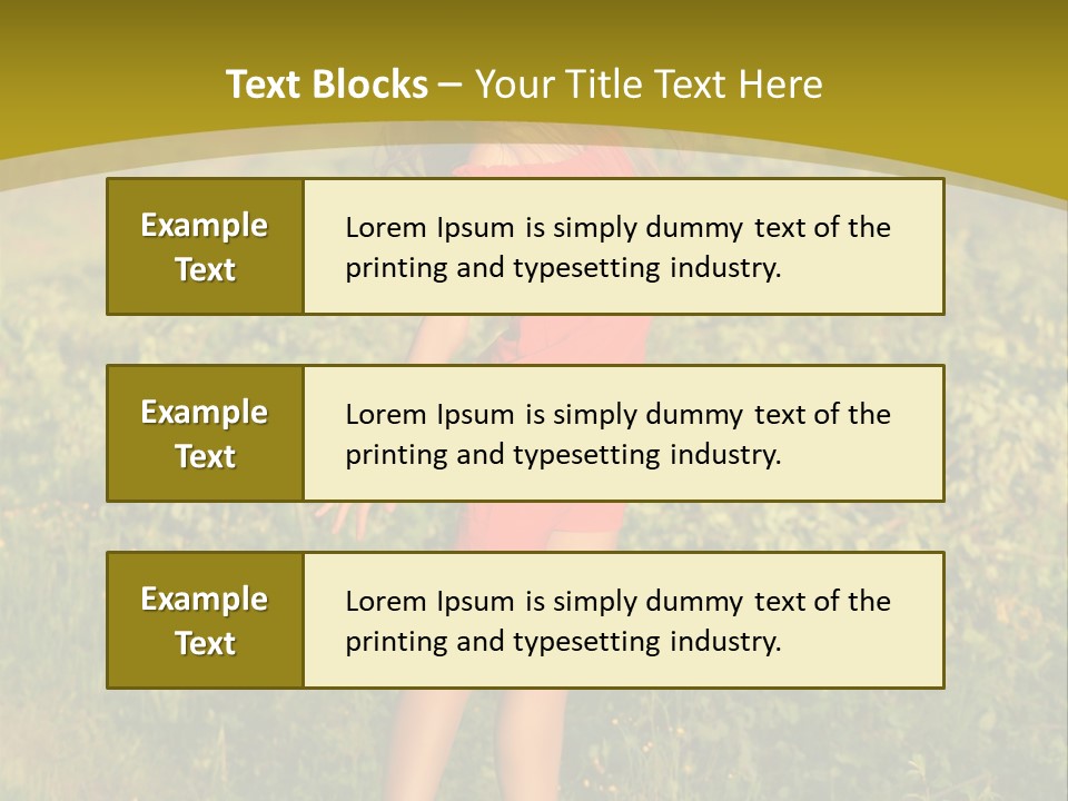 Red Active Foot PowerPoint Template