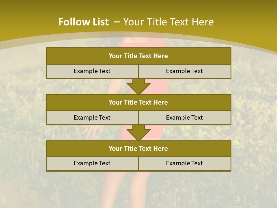 Red Active Foot PowerPoint Template