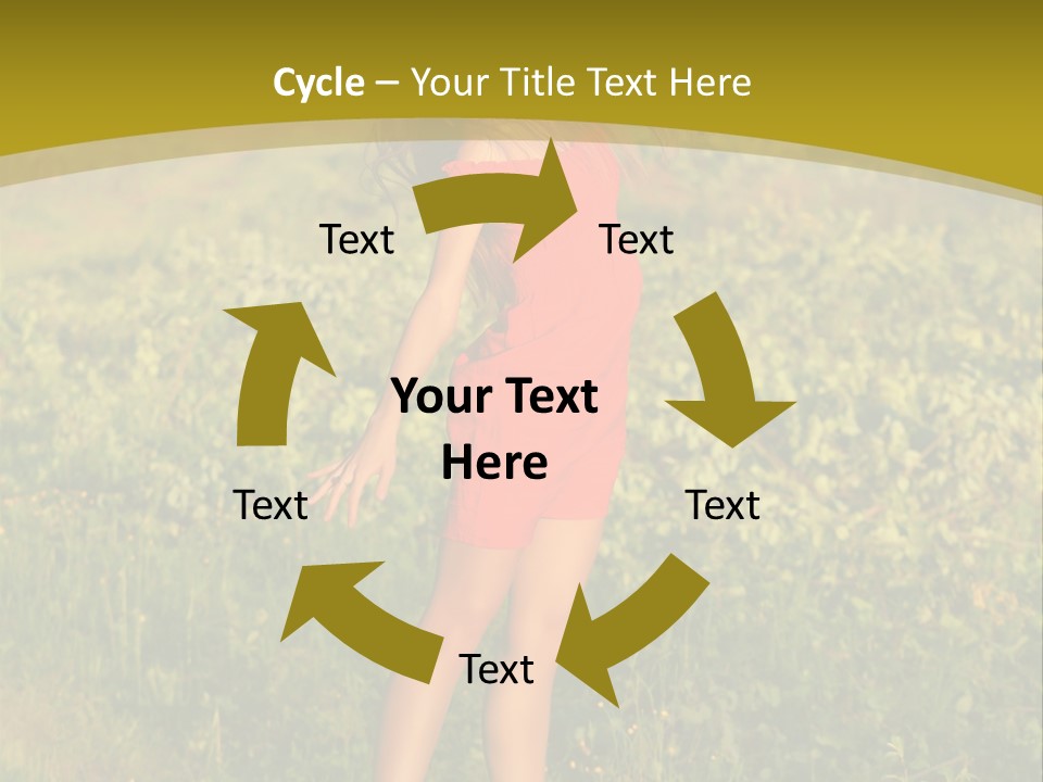 Red Active Foot PowerPoint Template