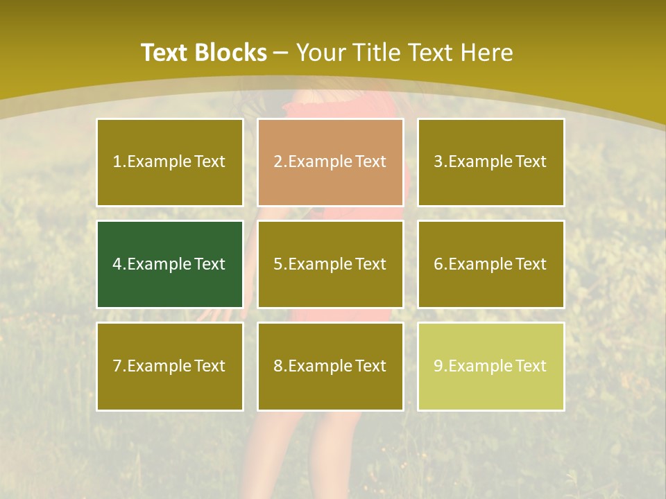 Red Active Foot PowerPoint Template