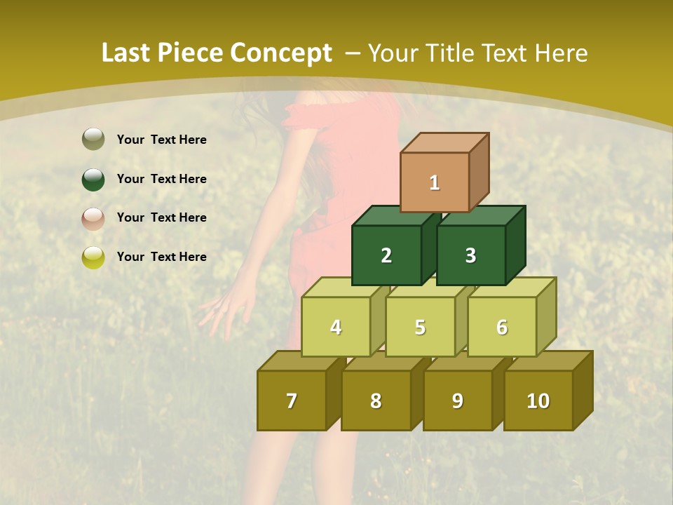 Red Active Foot PowerPoint Template