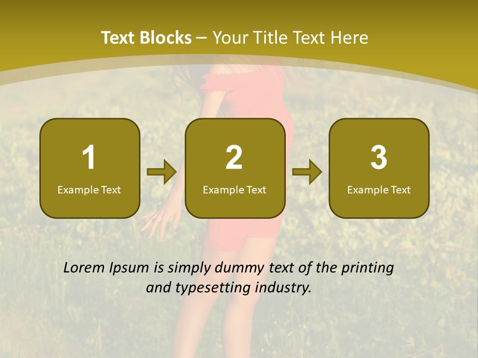 Red Active Foot PowerPoint Template