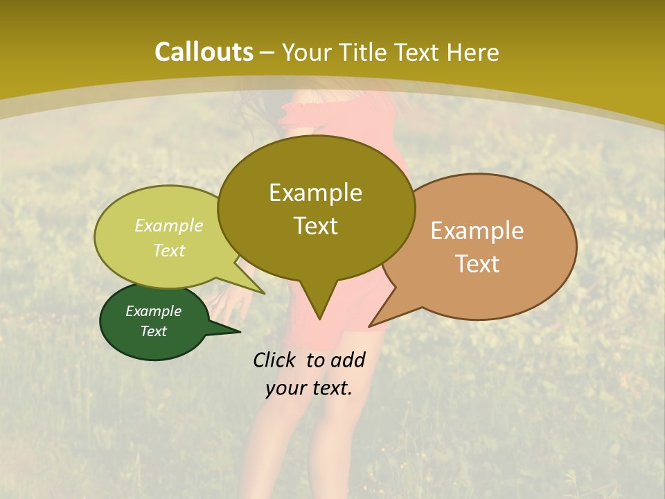 Red Active Foot PowerPoint Template