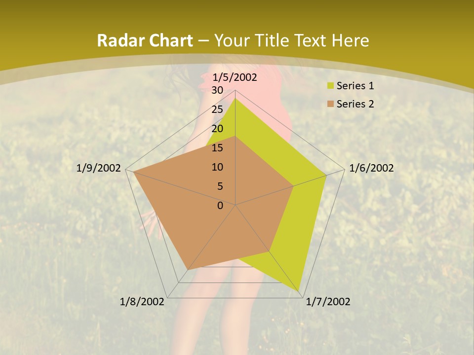 Red Active Foot PowerPoint Template