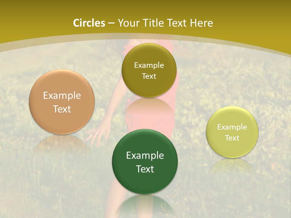 Red Active Foot PowerPoint Template