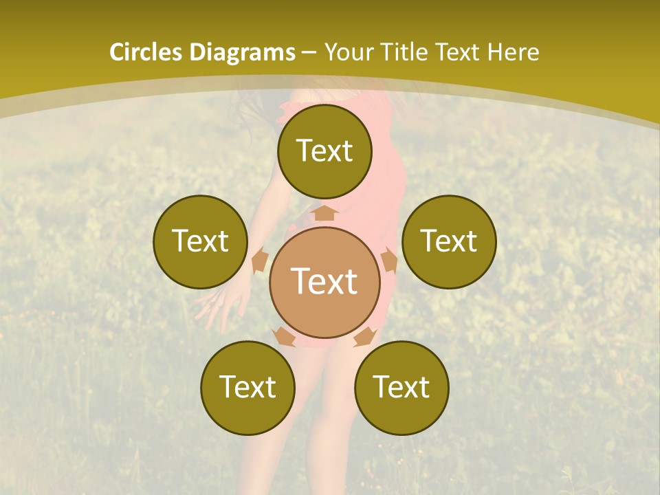 Red Active Foot PowerPoint Template