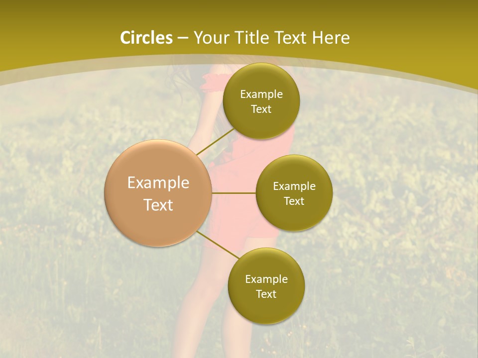 Red Active Foot PowerPoint Template