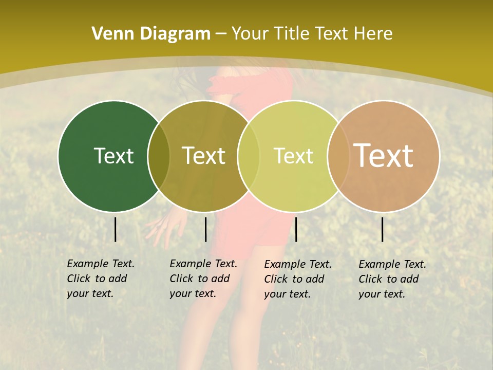 Red Active Foot PowerPoint Template