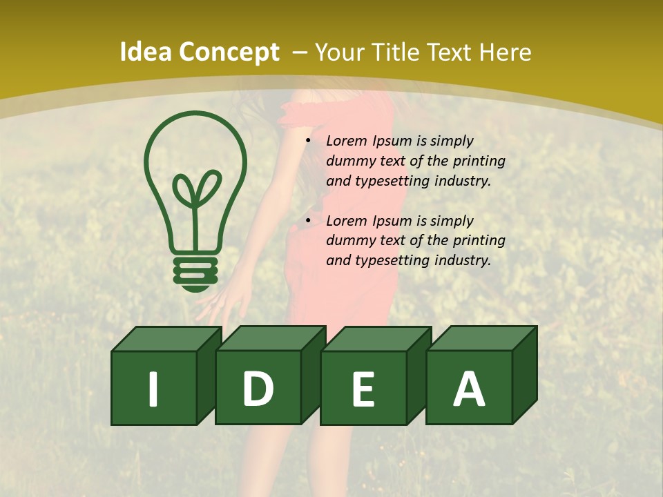 Red Active Foot PowerPoint Template