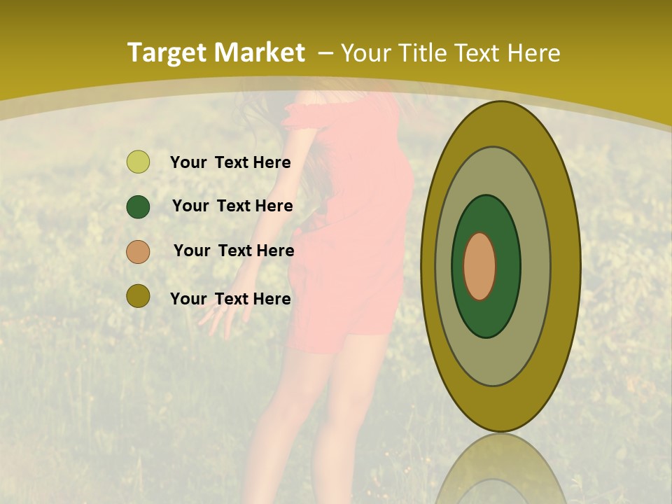 Red Active Foot PowerPoint Template