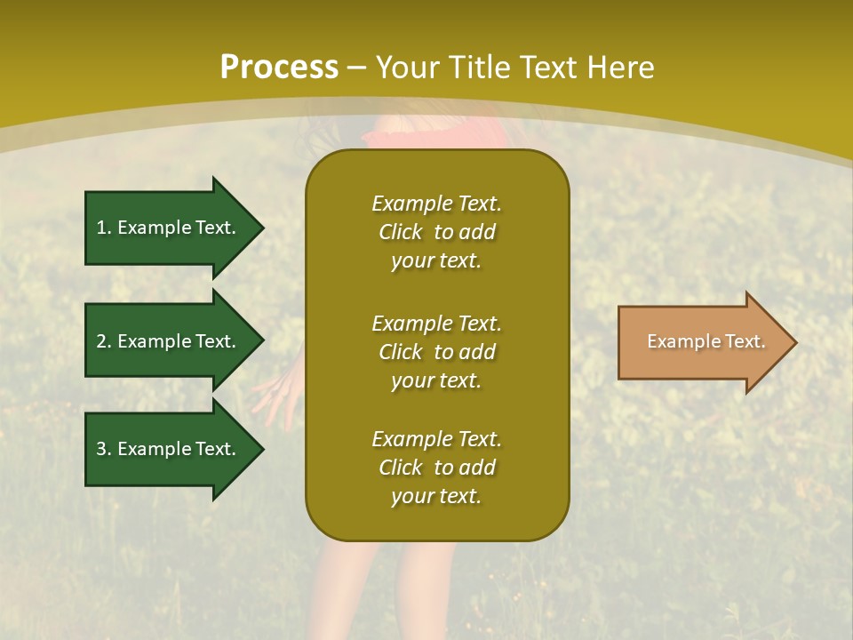 Red Active Foot PowerPoint Template