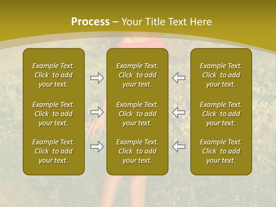 Red Active Foot PowerPoint Template