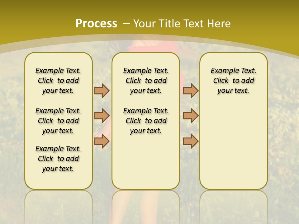 Red Active Foot PowerPoint Template