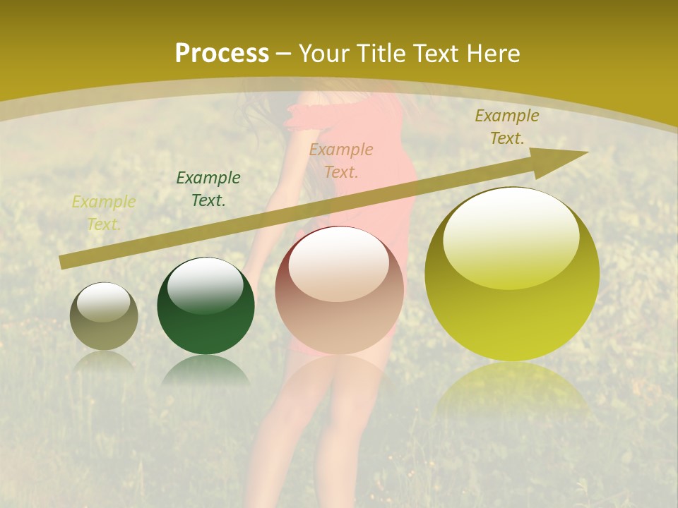 Red Active Foot PowerPoint Template