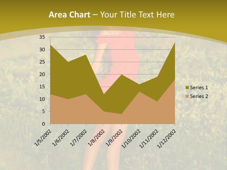 Red Active Foot PowerPoint Template